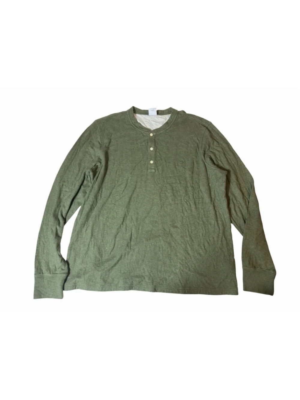 Brooks Brothers 1818 Green Henley Shirt XXL Heritage Old Money Preppy